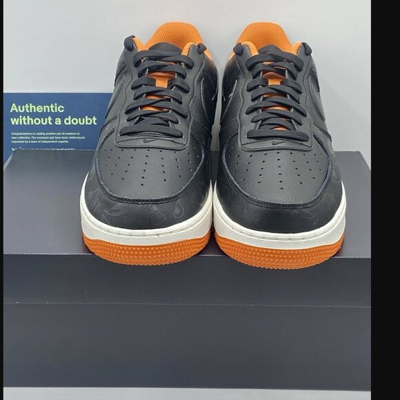 Nike Air Force 1 Halloween Size 12 DC8891-001 NEW WITH BOX 2021 - Picture 4 of 6